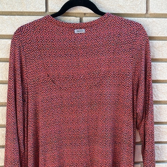 DKNY Button Front V-Neck Sleepshirt Sz M - Picture 8 of 9